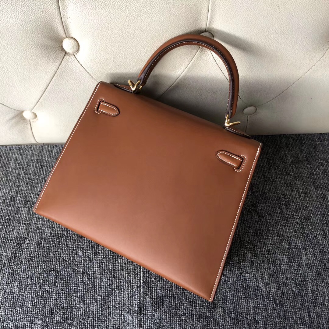 愛馬仕馬鞍皮怎麼樣 Hermes Kelly 25cm Barenia Natural 馬鞍皮 CK37金棕色