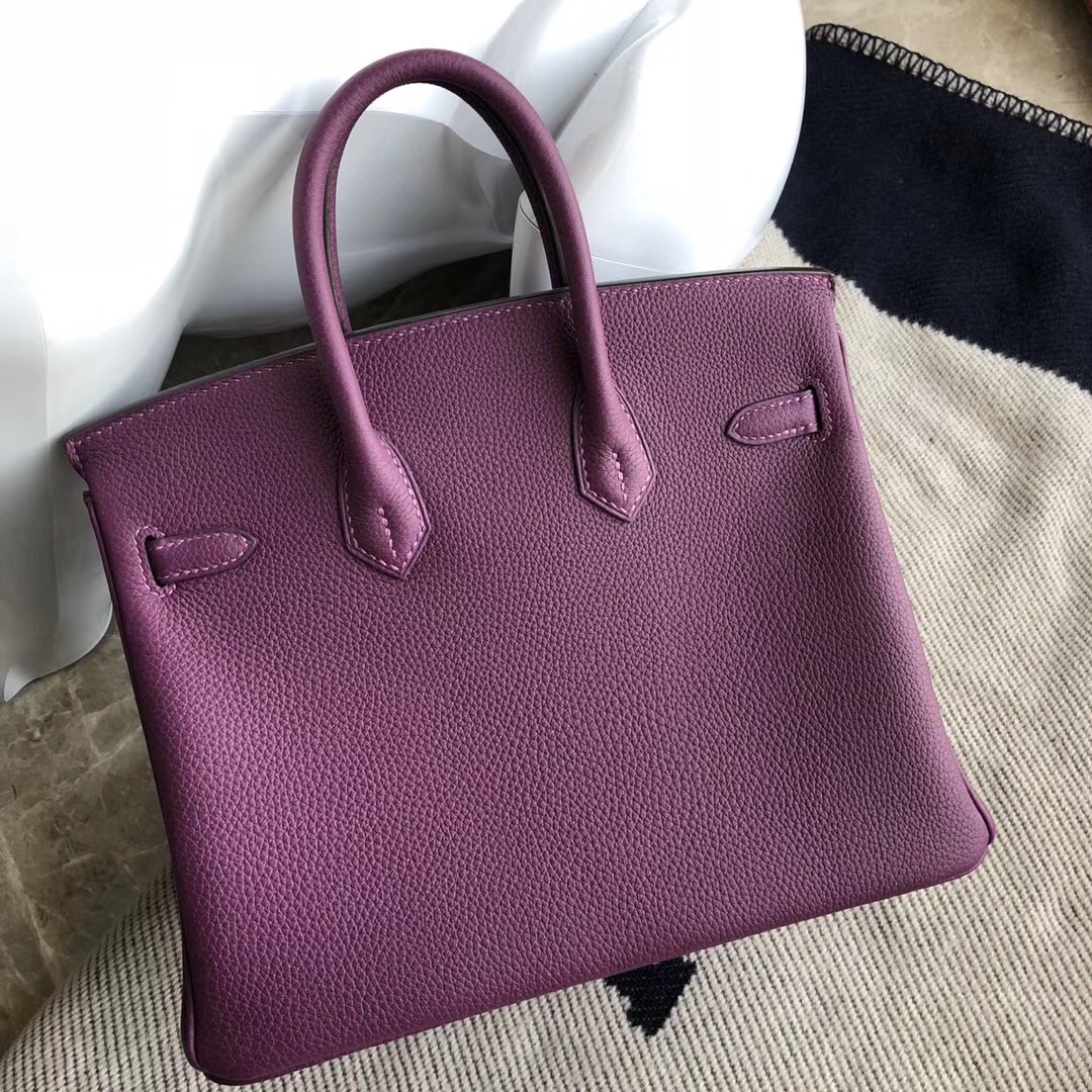 香港西貢區愛馬仕 Hong Kong Hermes Birkin 25cm togo P9海葵紫 Anemone