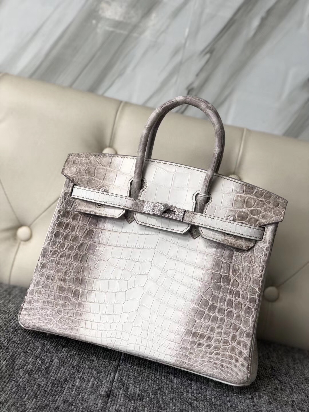 香港島中西區愛馬仕喜馬拉雅鉑金包定制 Hermes Birkin 30cm Himalaya