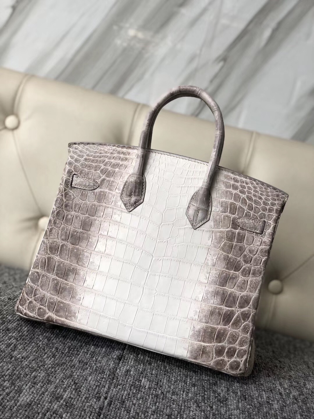 香港島中西區愛馬仕喜馬拉雅鉑金包定制 Hermes Birkin 30cm Himalaya