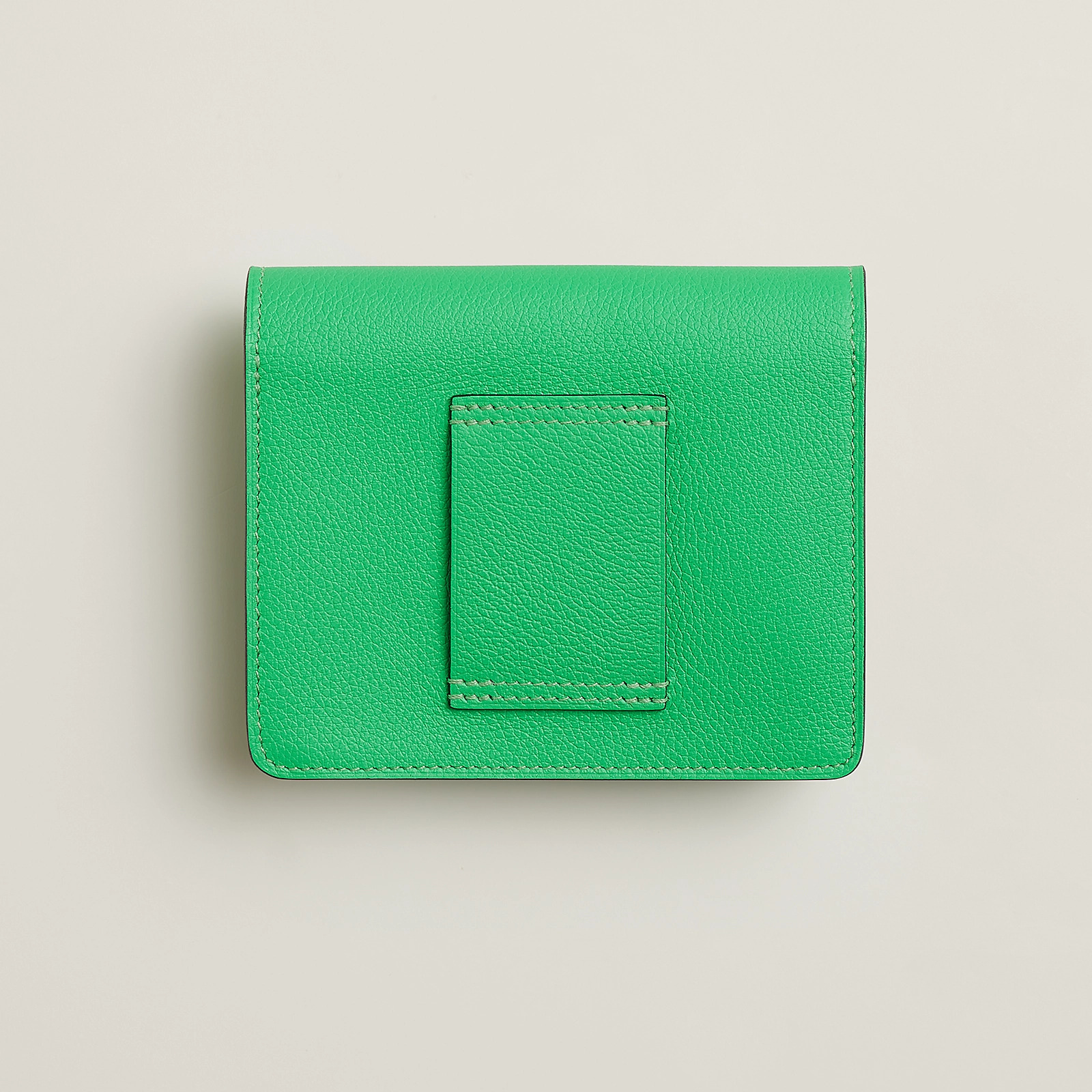 愛馬仕 Hermes Roulis Slim wallet Evercolor 錢包 漫畫綠 / 馬賽克藍